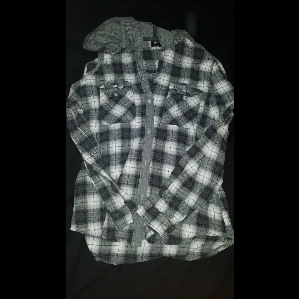 Black and white flannel